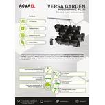 Versa Garden Mur végétal - Kit hydroponie + aquarium + meuble