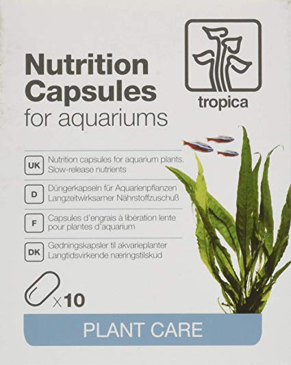 Capsules d'engrais à libération lente pour plantes d'aquarium, 10 capsules  - TROPICA