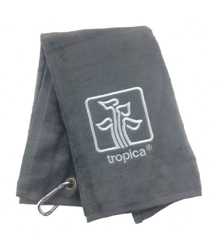 Serviette grise TROPICA - 49x41cm