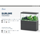 Aquarium+Meuble | AQUATLANTIS-SUBLIME PRO 150X60 Chêne Brun 545 L