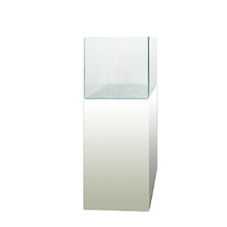 Meuble complet avec porte pour aquarium Blau - 6236 White Glossy